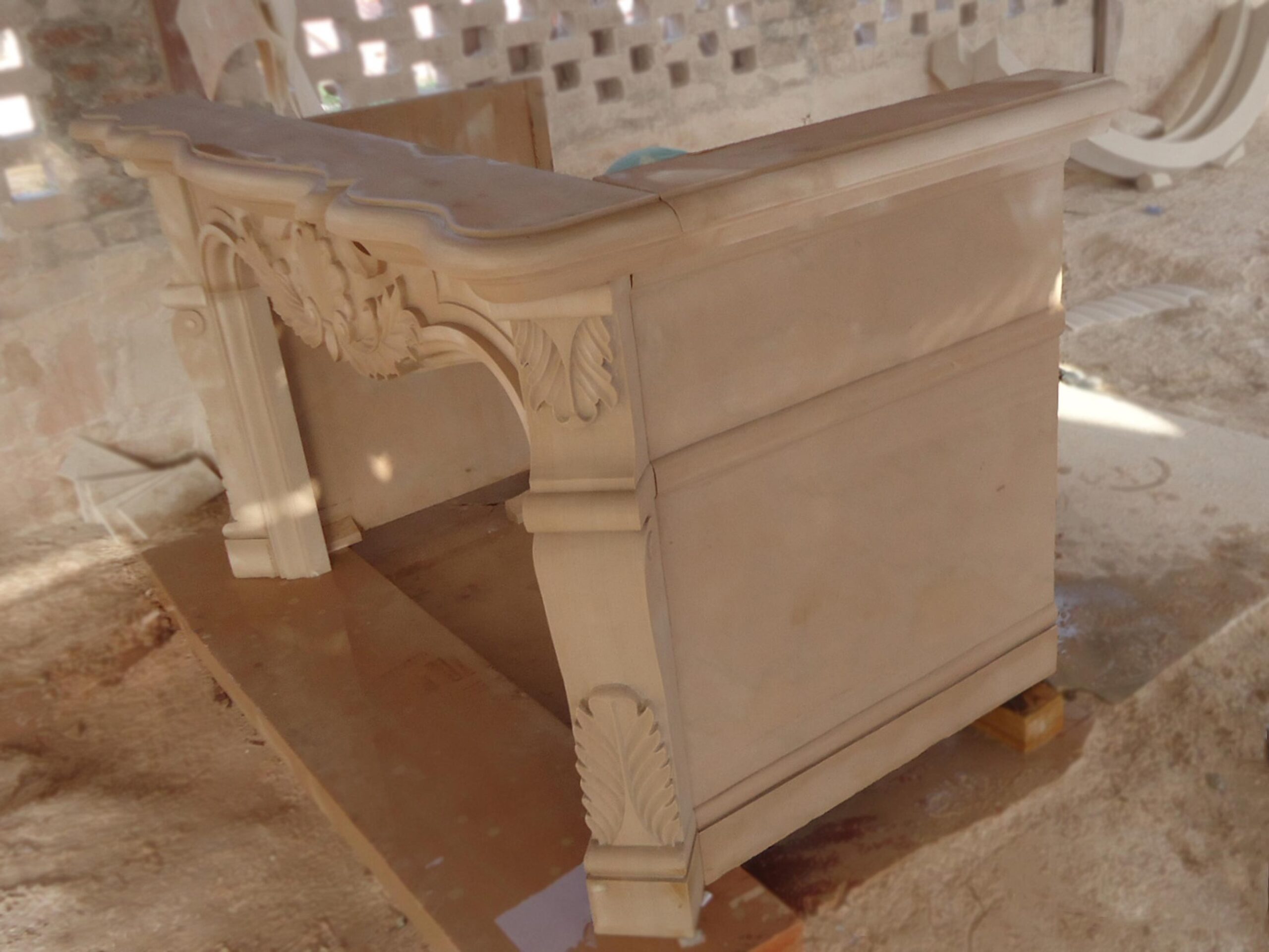 16.-Dholpur-beige-fire-place-side-view